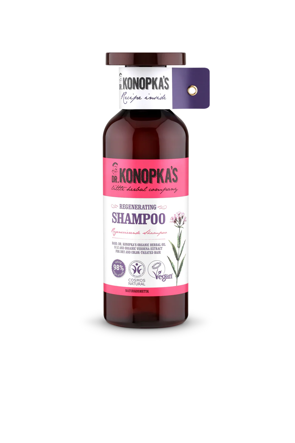 Dr Konopka's nærandi sjampó fyrir þurrt og litað hár