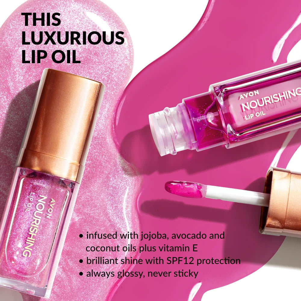 Nourishing Lip Oil SPF 12 – nærandi varanolía